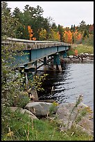 Johns Bridge. Allagash Wilderness Waterway, Maine, USA ( color)