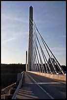 Penobscot Narrows Bridge from Verona Island. Maine, USA (color)