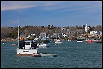 Traditional lobster fishing harbor. Corea, Maine, USA ( color)