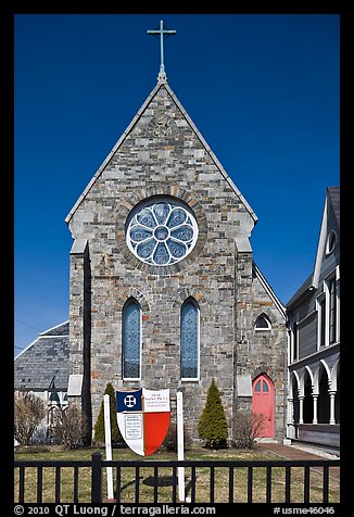 Saint Paul Parish, 1763. Portland, Maine, USA (color)