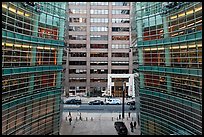 One Beacon Court courtyard from building. NYC, New York, USA ( color)