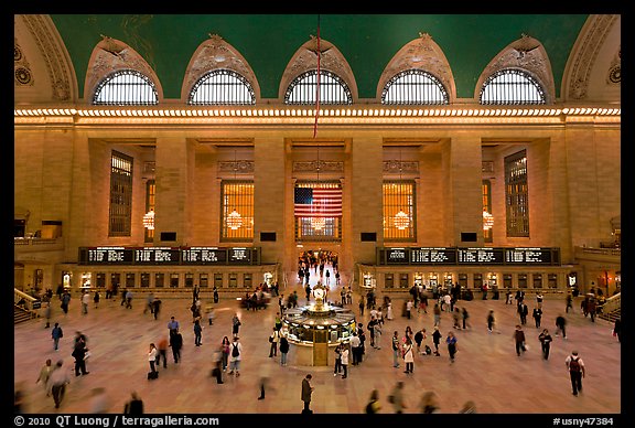 Grand Central Station interior. NYC, New York, USA