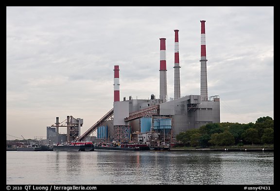 Power Station, Queens. NYC, New York, USA (color)