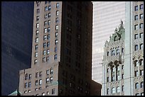 Vintage skycraper. NYC, New York, USA ( color)
