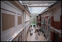 Gallery from above, Metropolitan Museum of Art. NYC, New York, USA ( color)