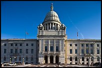 North Facade of Rhode	Island State House. Providence, Rhode Island, USA (color)