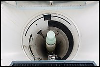 Intercontinental nuclear missile silo. Minuteman Missile National Historical Site, South Dakota, USA (color)