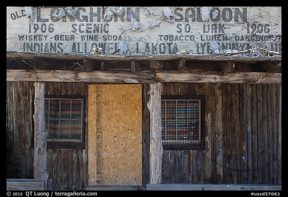 Old Longhorn Saloon, Scenic. South Dakota, USA