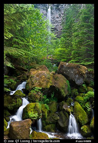 Watson Creek and Falls. Oregon, USA (color)
