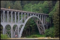 Highway 1 bridge,  Heceta Head. Oregon, USA ( color)