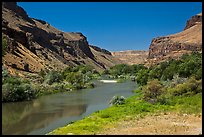 Owyhee River canyon. Oregon, USA (color)