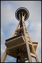 Space needle from the base. Seattle, Washington (color)