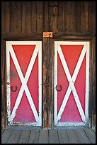 Doors, Winthrop. Washington (color)