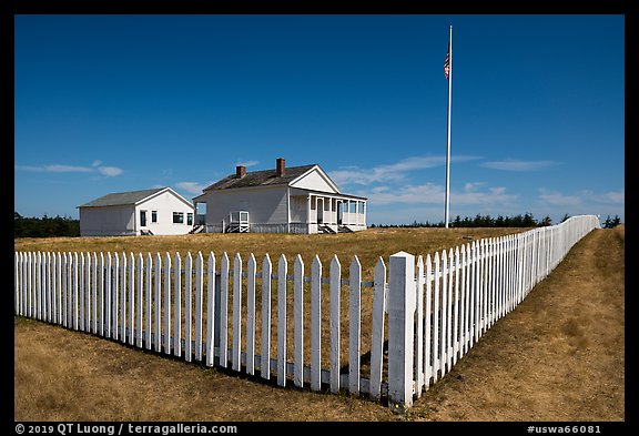 American Camp, San Juan Island National Historical Park, San Juan Island. Washington (color)