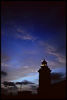Lighthouse at dusk, Cabo Rojo. Puerto Rico (color)