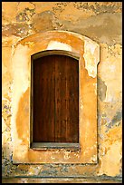 Door in El Morro Fortress. San Juan, Puerto Rico (color)