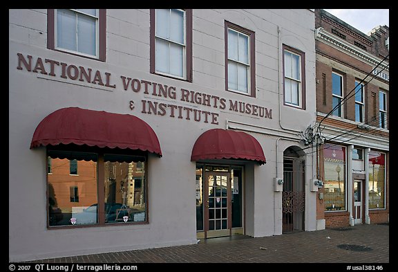 National Voting Rights Museum and Institute. Selma, Alabama, USA (color)