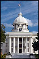State Capitol built in 1851. Montgomery, Alabama, USA (color)
