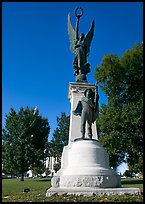 Monument to soldiers of the Confederacy. Little Rock, Arkansas, USA (color)