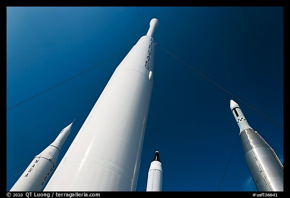 Space rockets, NASA. Cape Canaveral, Florida, USA