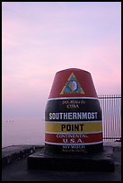 Southermost point in continental US. Key West, Florida, USA ( color)
