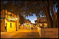 historic Spanish Colonial Quarter by night. St Augustine, Florida, USA ( color)