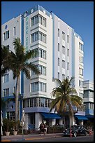 Art Deco Style Hotel, South Beach, Miami Beach. Florida, USA ( color)