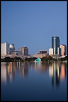 Night skyline. Orlando, Florida, USA (color)