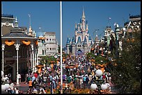 Gateway to Fantasyland and Main Street, Magic Kingdom. Orlando, Florida, USA ( color)