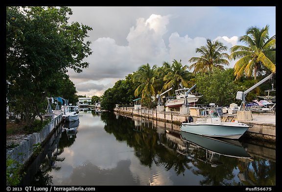 Canal, Big Pine Key. The Keys, Florida, USA (color)