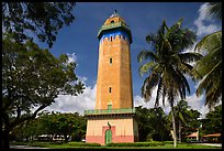 Alhambra Water Tower and trees. Coral Gables, Florida, USA ( color)