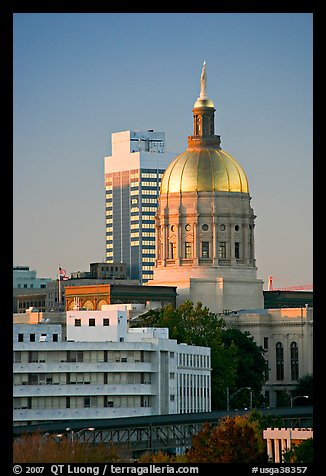 Georgia Capitol. Atlanta, Georgia, USA (color)