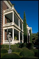 Gardens and Calhoon Mansion. Charleston, South Carolina, USA (color)