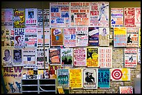 Posters on display, Hatch Show print. Nashville, Tennessee, USA (color)