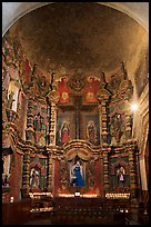 Altar, San Xavier del Bac Mission. Tucson, Arizona, USA ( color)