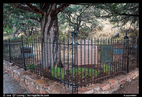 Historic pioneer cemetery. Chiricahua National Monument, Arizona, USA (color)