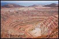 Open pit mine, Morenci. Arizona, USA