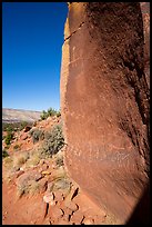 Maze Rock Art site. Vermilion Cliffs National Monument, Arizona, USA ( color)