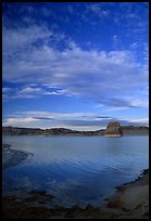 Wahweap Bay, Lake Powell, Glenn Canyon National Recreation Area, sunset. Arizona, USA ( color)