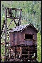 Historic mining structure, Rico. Colorado, USA (color)