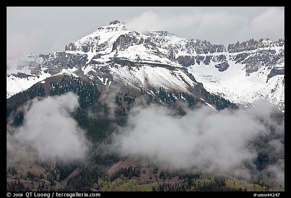Iron Mountain and Mears Peak. Colorado, USA (color)
