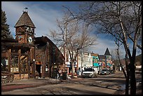 Main street, Estes Park. Colorado, USA