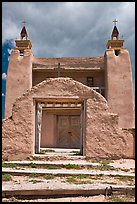 San Jose de Gracia church. New Mexico, USA ( color)