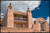 Church of Santo Tomas Del Rio de Las Trampas. New Mexico, USA ( color)