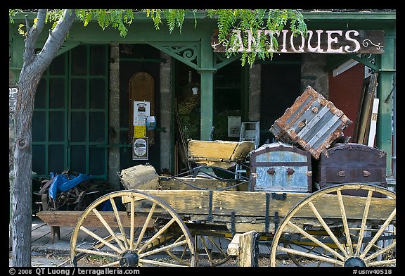 Antique store. Genoa, Nevada, USA (color)