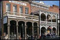 Territorial enterprise historical building. Virginia City, Nevada, USA (color)