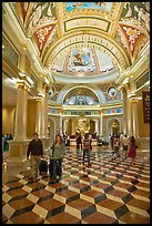 Lobby, Venetian casino. Las Vegas, Nevada, USA (color)
