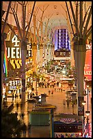 Fremont street experience, downtown. Las Vegas, Nevada, USA ( color)