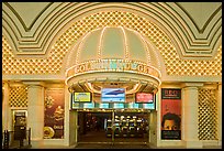 Golden Nugget Casino, Freemont Street, downtown. Las Vegas, Nevada, USA (color)