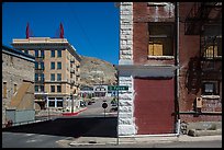 Historic buildings. Nevada, USA (color)